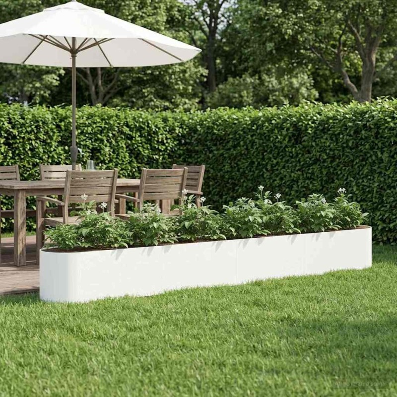 Jardin surélevé Blanc 360 x 40 x 40 cm 624961624961