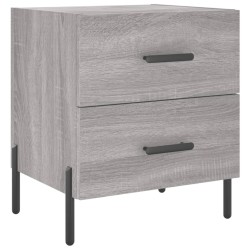 Table de chevet sonoma gris 40x35x47,5 cm bois d’ingénierie 624962624962