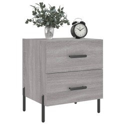 Table de chevet sonoma gris 40x35x47,5 cm bois d’ingénierie 624962624962
