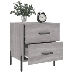 Table de chevet sonoma gris 40x35x47,5 cm bois d’ingénierie 624962624962