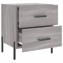 Table de chevet sonoma gris 40x35x47,5 cm bois d’ingénierie 624962624962