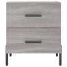 Table de chevet sonoma gris 40x35x47,5 cm bois d’ingénierie 624962624962