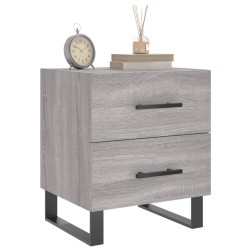 Table de chevet sonoma gris 40x35x47,5 cm bois d’ingénierie 624967624967