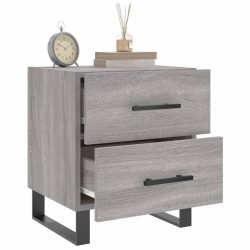 Table de chevet sonoma gris 40x35x47,5 cm bois d’ingénierie 624967624967