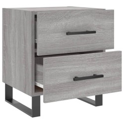 Table de chevet sonoma gris 40x35x47,5 cm bois d’ingénierie 624967624967