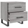 Table de chevet sonoma gris 40x35x47,5 cm bois d’ingénierie 624967624967