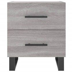 Table de chevet sonoma gris 40x35x47,5 cm bois d’ingénierie 624967624967