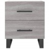 Table de chevet sonoma gris 40x35x47,5 cm bois d’ingénierie 624967624967