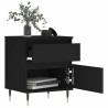 Table de chevet Noir 40x35x50 cm Bois d’ingénierie 624970624970