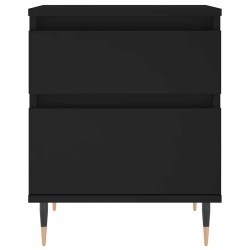 Table de chevet Noir 40x35x50 cm Bois d’ingénierie 624970624970