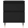 Table de chevet Noir 40x35x50 cm Bois d’ingénierie 624970624970