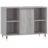 Armoire salle de bain sonoma gris 80x33x60 cm bois d'ingénierie 624975624975