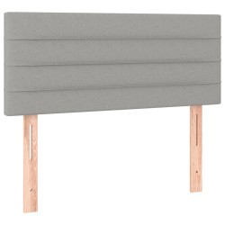 Tête de lit à LED Gris clair 80x5x78/88 cm Tissu 624978624978