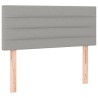 Tête de lit à LED Gris clair 80x5x78/88 cm Tissu 624978624978