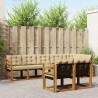 Ensemble de canapés d'extérieur 8 pcs Naturel et Beige 624979624979