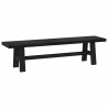 Banc de salle à manger NOAIN 180 x 41 x 45 cm Pin massif Noir 624986624986