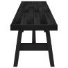 Banc de salle à manger NOAIN 180 x 41 x 45 cm Pin massif Noir 624986624986
