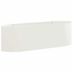 Jardin surélevé Blanc 140 x 40 x 40 cm Acier 624989624989
