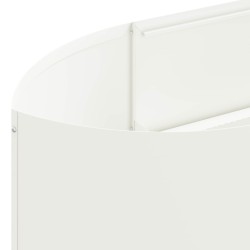 Jardin surélevé Blanc 140 x 40 x 40 cm Acier 624989624989