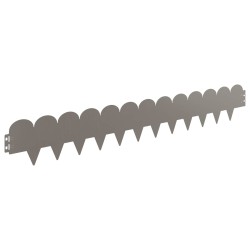 Bordure de Pelouse 50 pcs 103 x 15 cm Acier Rouillé 624993624993