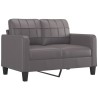 Ensemble de canapés 3 pcs avec coussins Gris Similicuir 624997624997