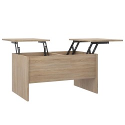 Table basse chêne sonoma 80x50x42,5 cm bois d'ingénierie 624999624999