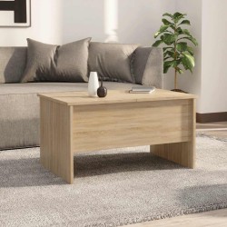 Table basse chêne sonoma 80x50x42,5 cm bois d'ingénierie 624999624999