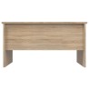 Table basse chêne sonoma 80x50x42,5 cm bois d'ingénierie 624999624999