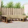 Ensemble de canapés d'extérieur 9 pcs Naturel et Beige 625003625003