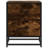 Tables de chevet 2 pcs chêne fumé 40x31x50 cm bois ingénierie 625018625018