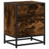 Tables de chevet 2 pcs chêne fumé 40x31x50 cm bois ingénierie 625018625018