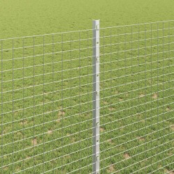 Clôture en fil soudé avec poteaux 25 x 1,6 m Acier galvanisé 625045625045