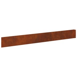 Bordure de Pelouse 50 pcs 100 x 12 cm Acier Rouillé 625049625049