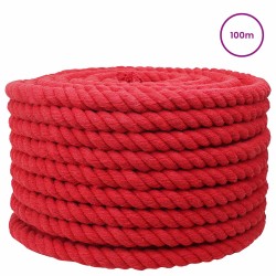Corde Rouge 1,6 x 1,6 x 10000 cm Coton 625050625050
