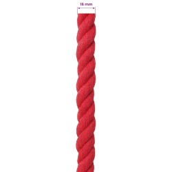 Corde Rouge 1,6 x 1,6 x 10000 cm Coton 625050625050