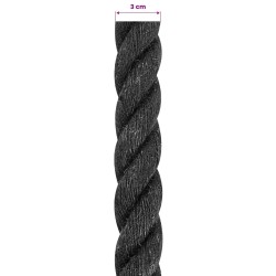 Corde en Jute 30 Noir Jute 100% Tossa 625052625052