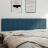 Coussin de tête de lit Hanko bleu 200 cm velours 625058625058