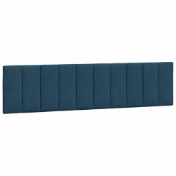 Coussin de tête de lit Hanko bleu 200 cm velours 625058625058