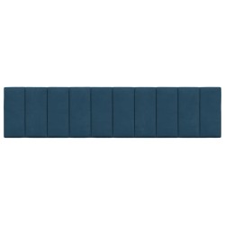 Coussin de tête de lit Hanko bleu 200 cm velours 625058625058