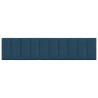 Coussin de tête de lit Hanko bleu 200 cm velours 625058625058