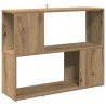 Bibliothèque/Séparateur de pièce chêne artisanal 80x24x63 cm 625059625059
