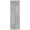 Buffet haut gris béton 60x35x180 cm bois d'ingénierie 625061625061