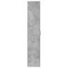 Buffet haut gris béton 60x35x180 cm bois d'ingénierie 625061625061