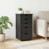 Armoire Gris 34 x 39 x 61,5 cm Bois de Pin Massif 625063625063