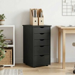 Armoire Gris 34 x 39 x 61,5 cm Bois de Pin Massif 625063625063
