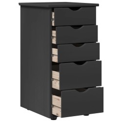 Armoire Gris 34 x 39 x 61,5 cm Bois de Pin Massif 625063625063