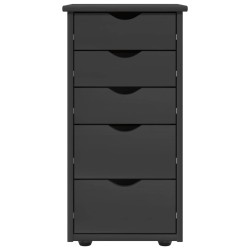 Armoire Gris 34 x 39 x 61,5 cm Bois de Pin Massif 625063625063