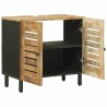 Armoire d'évier avec stockage Marron et Noir 62 x 33 x 58 cm 625064625064