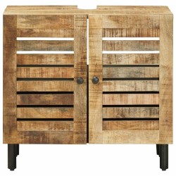 Armoire d'évier avec stockage Marron et Noir 62 x 33 x 58 cm 625064625064
