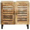Armoire d'évier avec stockage Marron et Noir 62 x 33 x 58 cm 625064625064